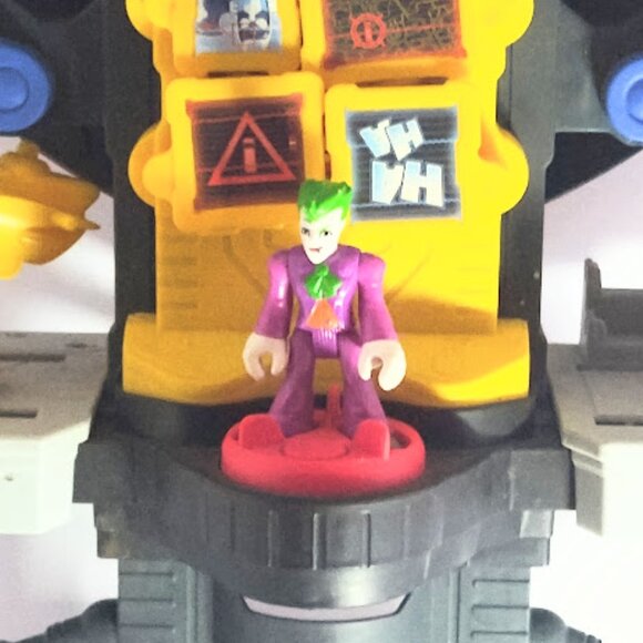 Imaginext Batman Joker Batcave Tower Fisher Price DC Bat Cave Playset 2014 - Picture 11 of 16